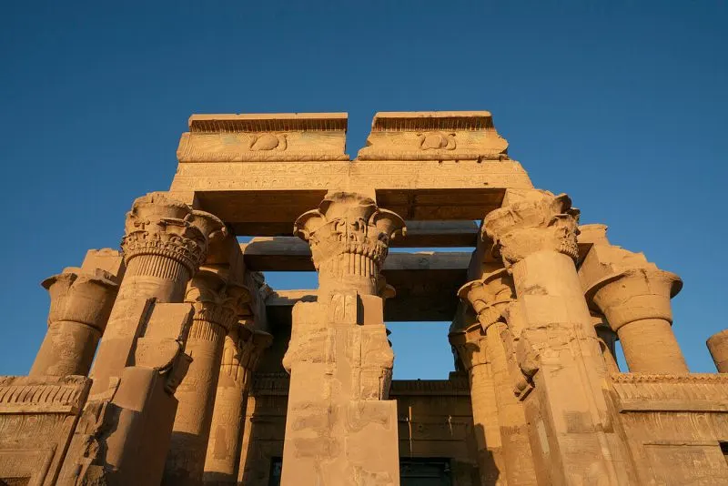 Exploring Kom Ombo Temple during an 8-Day Classic Nile Cruise itinerary